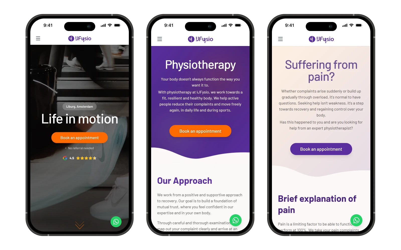 IJFysio mobile view